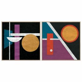 Cuadro Moderno DKD Home Decor Multicolor 4.5 x 83 x 83 cm (2 Unidades) Precio: 52.59144. SKU: S3017963