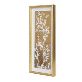 DKD Home Decor Cuadro Oriental Dorado, Set de 3 Unidades, 60x30x3.5 cm, Cristal y Poliestireno, Diseño Ramas DKD Home Decor Cuadro Oriental Dorado, Set de 3 Unidades, 60x30x3.5 cm, Cristal y Poliestireno, Diseño Ramas