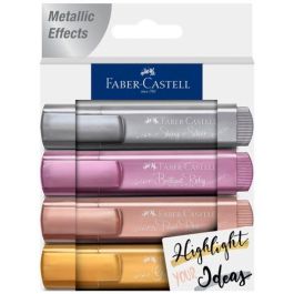 Faber Castell Marcador Textliner 46 Surtido Metálico -4U- Precio: 3.69000027. SKU: B18X2RNGWX