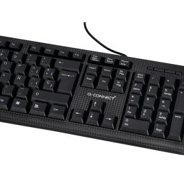 Set Teclado Y Raton Q-Connect Con Cable Color Negro