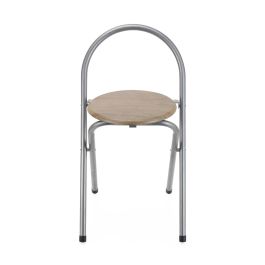 Inde Taburete con Respaldo Madera-Metal 36x41x67 cm 13,21 kg (6 Unidades)