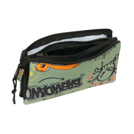 Safta Estuche Portatodo Triple Graffiti 120x220x30 mm