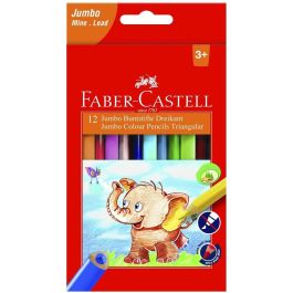FABER-CASTELL 8991761312360 Lápices de Colores Dreikant Jumbo 5.4mm, Caja de Cartón de 12 Unidades Precio: 21.49999995. SKU: B1BM2W6C7Q