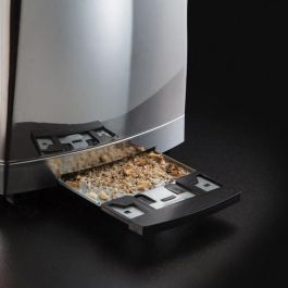 Russell Hobbs 23250-56 Tostadora Luna Rojo Solar con Tecnología Fast Toast 55% más rápida, Rendija Larga y Lift'n Look