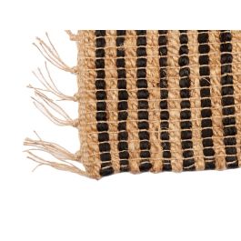 Alfombra Natural Negra Doble 70 X 140 Cm Giftdecor (8 Unidades) Alfombra Natural Negra Doble 70 X 140 Cm Giftdecor (8 Unidades)