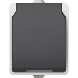 Aquatop GAO Toma de Corriente 2P+T IP54 Impermeable, Resistente al Agua y al Polvo para Exterior, NF-compatible