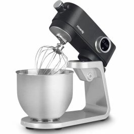 Robot repostero - H.Koenig - KM120 - 800 W - Bol de acero inoxidable 5 L - 8 velocidades - Gris mate y plata Robot repostero - H.Koenig - KM120 - 800 W - Bol de acero inoxidable 5 L - 8 velocidades - Gris mate y plata