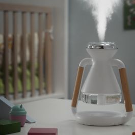 Humidificador Difusor de Aromas y Cargador Inalámbrico 3 en 1 Misvolt InnovaGoods
