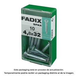 Fadix 10922819 Tornillo rosca chapa autotaladrante cincado 4,8x32mm Caja 10 unid.