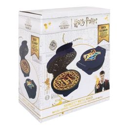UNCANNY BRANDS Máquina Gofres Harry Potter Hogwarts Escudo - Impresión en el gofre