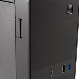 Coolbox Caja Ordenador Sobremesa T310 Microatx Slim, Fuente SFX 300W Bronze Incluida, USB-C, Lector de Tarjetas