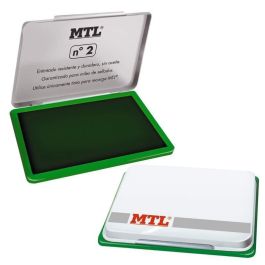 Mtl Tampón Metálico Para Sellado Nº2 122x84x14 mm Con Almohadilla Entintada Verde Precio: 1.5900005. SKU: BIX79533