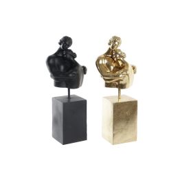 Figura Moderno DKD Home Decor Negro Dorado 13.5 x 37.5 x 15.5 cm (2 Unidades) Precio: 50.49999977. SKU: S3030192