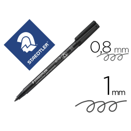 Staedtler Rotulador Lumocolor 317-9 Retroproyeccion Permanente Negro Punta Media Redonda 0.8-1 mm Precio: 14.49999991. SKU: S8422868