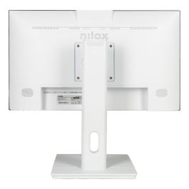 Nilox NXM24REGWEB01W Monitor Desktop IPS 24" LED con Webcam, FHD 1920x1080, 75Hz, 4ms, VGA-HDMI-DP, Blanco