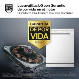 Lavavajillas LG DF142FW 5P QUADWASH 60 cm Blanco