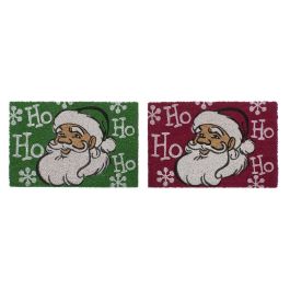 Felpudo DKD Home Decor Navidad PVC Papá Noel Fibra de coco (60 x 40 x 1,5 cm) (2 Unidades) Precio: 17.5000001. SKU: B15RZMAR8D