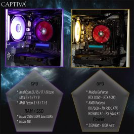 Captiva PC Gaming R92-769 | AMD Ryzen 7 5700X | 32GB RAM | 1TB SSD | NVIDIA RTX 5060 Ti | Windows 11 Home