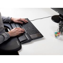 Mousetrapper Delta Regular, Ratón ergonómico Centrado, Negro, Barra de control 255mm, 7 Teclas Programables, 4000 cpi