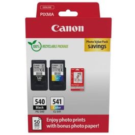 Canon Tinta Ecopack Bk+C-M-Y + 50H Papel Fotográfico 10x15 Para Pixma Mg 3250-3550-3650-4250 - Mx 395-455-475-525-535 - Ts 5150-5151 - Pg 540 + Cl 541 Precio: 46.95000013. SKU: B18CF5AQPC