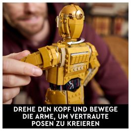 Lego Star Wars 75398 C-3PO Minifigura de Droide para Construir Kit de Modelo para Adultos