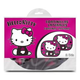 Hello Kitty KIT4051 Set de 2 Cortinillas Parasol para Coche, Diseño Star, Protección Solar para Ventanillas Laterales