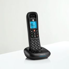 Motorola CD4001 Teléfono Inalámbrico Negro