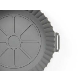 Kinvara Set 6 Utensilios Air Fryer de Silicona Gris 20.5x23.5x6 cm (Set de 12)