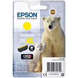 Epson Cartucho Ink-jet 26XL Amarillo Original para XP-600, XP-605, XP-700, XP-800 - 700 páginas