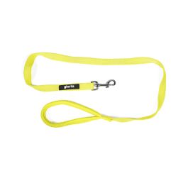 Trek Star Correa Air Mesh para Perro, Muy Ligera y Cómoda, Acolchada y Transpirable, 2cm Ancho x 120cm Largo, Amarillo