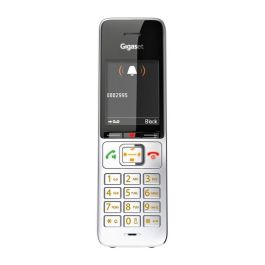 Gigaset COMFORT 500A trio Teléfono DECT/analógico con manos libres y contestador automático, Negro Plata