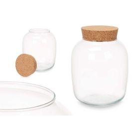 Jarron Abombado Tapon Corcho Giftdecor 19X20CM (4 Unidades) Precio: 25.5899996. SKU: B1EKS7M9ZK