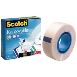 Scotch Cinta Adhesiva Magic Invisible Removible 33 mt x 19 mm Precio: 46.49999992. SKU: B13NLMD4Q9