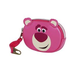 Disney Toy Story Monedero Pill Lotso Cariñoso Rosa con Cremallera y Gancho para Colgar Disney Toy Story Monedero Pill Lotso Cariñoso Rosa con Cremallera y Gancho para Colgar