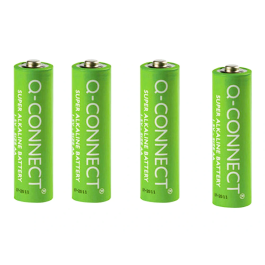 Q-connect Pila Alcalina AA Paquete 20 Unidades