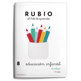 Rubio Cuaderno Educación Infantil 8: Vocales, Sumas, Atención, Números 1-8 y Formas Geométricas (Pack 10 Unidades) (10 Unidades) Precio: 10.50000016. SKU: B19FFBL9DV