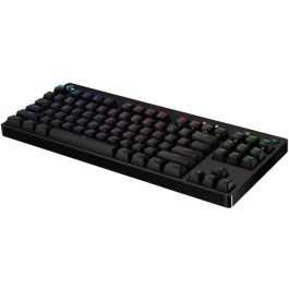 Logitech G PRO Teclado Mecánico Gaming TKL Interruptores Clicky LIGHTSYNC RGB Programable con Cable Desmontable