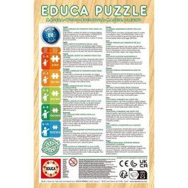 Educa 19287 Puzzle 2x16 Mickey y Minnie de madera ecológica. Dos puzzles Disney de 16 piezas, para niños +3 años.