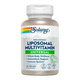 SOLARAY Multivitamin Liposomal Universal 60 Cápsulas Veganas Apoyo Adultos +18 Años Precio: 37.4999999. SKU: B19DMRFT8V