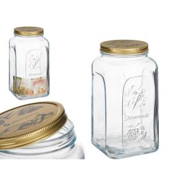 Pasabahce Tarro Homemade 3000 ml Vidrio y Metal Oro Transparente 13x25x13 cm (Set de 6) Precio: 27.98999951. SKU: B17PK53L9S