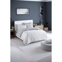 Juego de Cama ASI8684283344727 - 1 Funda Nórdica 220x240 cm + 2 Fundas Almohada 60x60 cm - Algodón/Poliéster Gris