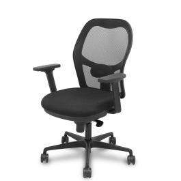 PIQUERAS Y CRESPO Silla Jorquera sincro malla negra asiento bali negro brazos 2D PIQUERAS Y CRESPO Silla Jorquera sincro malla negra asiento bali negro brazos 2D