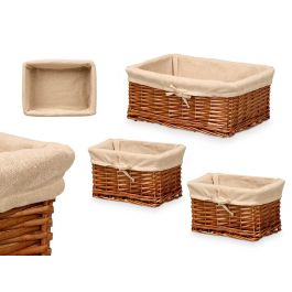Set 1 Mas 2 Cestos Rectangular Mimbre Kipit 39X16CM (6 Unidades) Precio: 93.79000037. SKU: B16X4KDVA8
