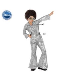 Disfraz Disco Plateado Niño Infantil 3-4 Años Disfraz Disco Plateado Niño Infantil 3-4 Años