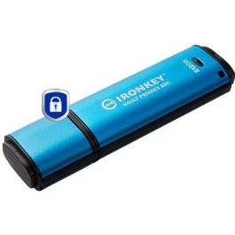 Kingston IronKey Vault Privacy 50C USB-C 512GB Cifrado AES-256 FIPS 197 Tapa IPX8 Lectura 310MB/s Escritura 250MB/s