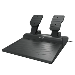 Hori Volante de Carreras Overdrive con Pedales Incluidos, Compatible con PC y Xbox - Negro