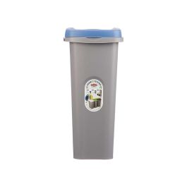 Papelera Con Sujecion Bolsa 25L Azul Stefanplast 24X51CM (6 Unidades) Papelera Con Sujecion Bolsa 25L Azul Stefanplast 24X51CM (6 Unidades)