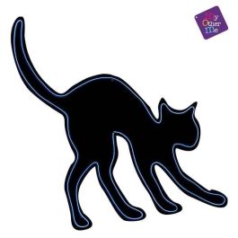 Siluetas gato neon Siluetas gato neon