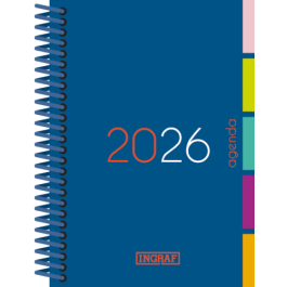 Ingraf 356430 Agenda Mediterráneo 2026 D/P 15x21 cm Semana a la Vista Colores Surtidos Castellano/Inglés/Euskera/Portugués Precio: 15.6695. SKU: B18K4LELFH