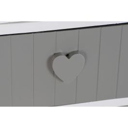 Cajonera DKD Home Decor Blanco Gris 29 x 90 x 40 cm Cajonera DKD Home Decor Blanco Gris 29 x 90 x 40 cm